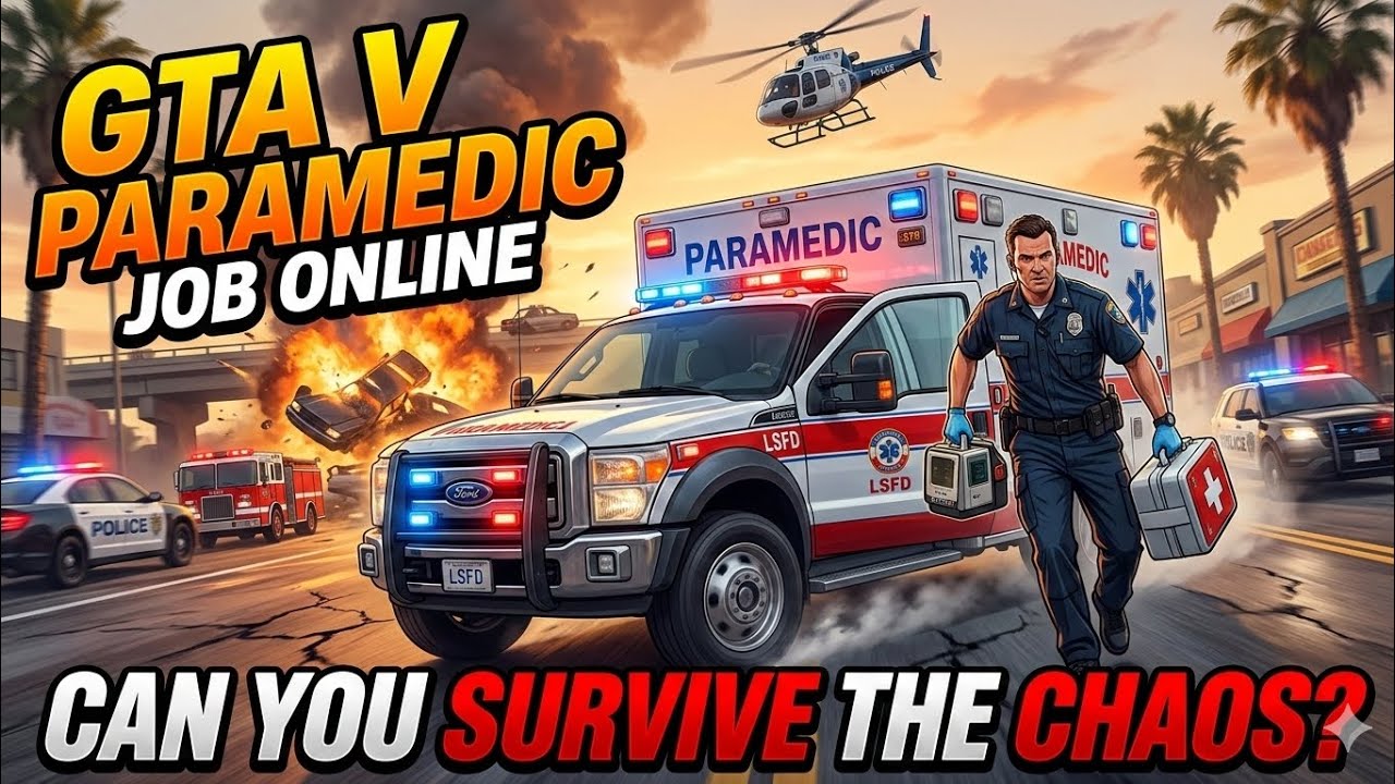 Paramedic Job GTA V ONLINE