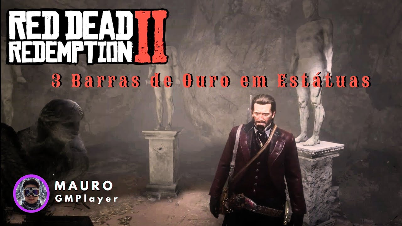 Localização : 3 Barras de Ouro nas Estátuas Red Dead Redemption 2