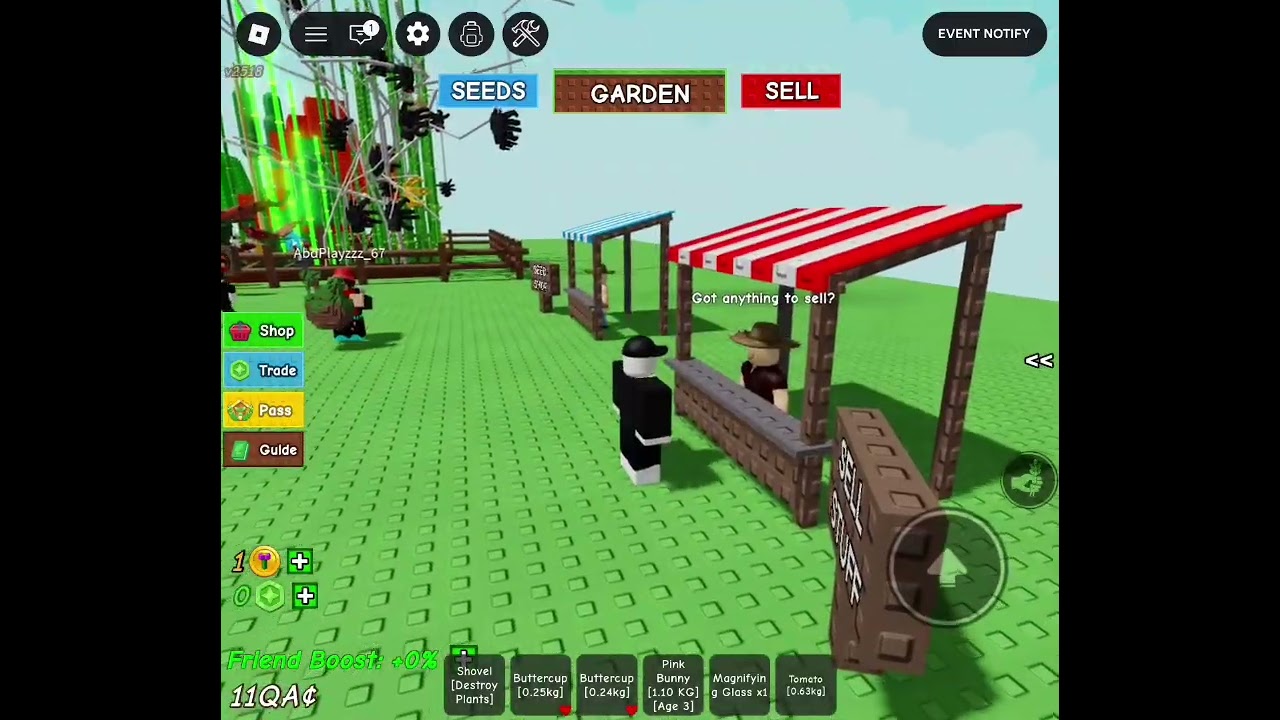 Game kebun [Roblox grow a garden indonesia]