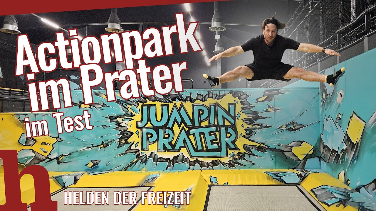 JUMPIN PRATER in Wien - das kann die Trampolinhalle mit Ninja Parcours und mehr