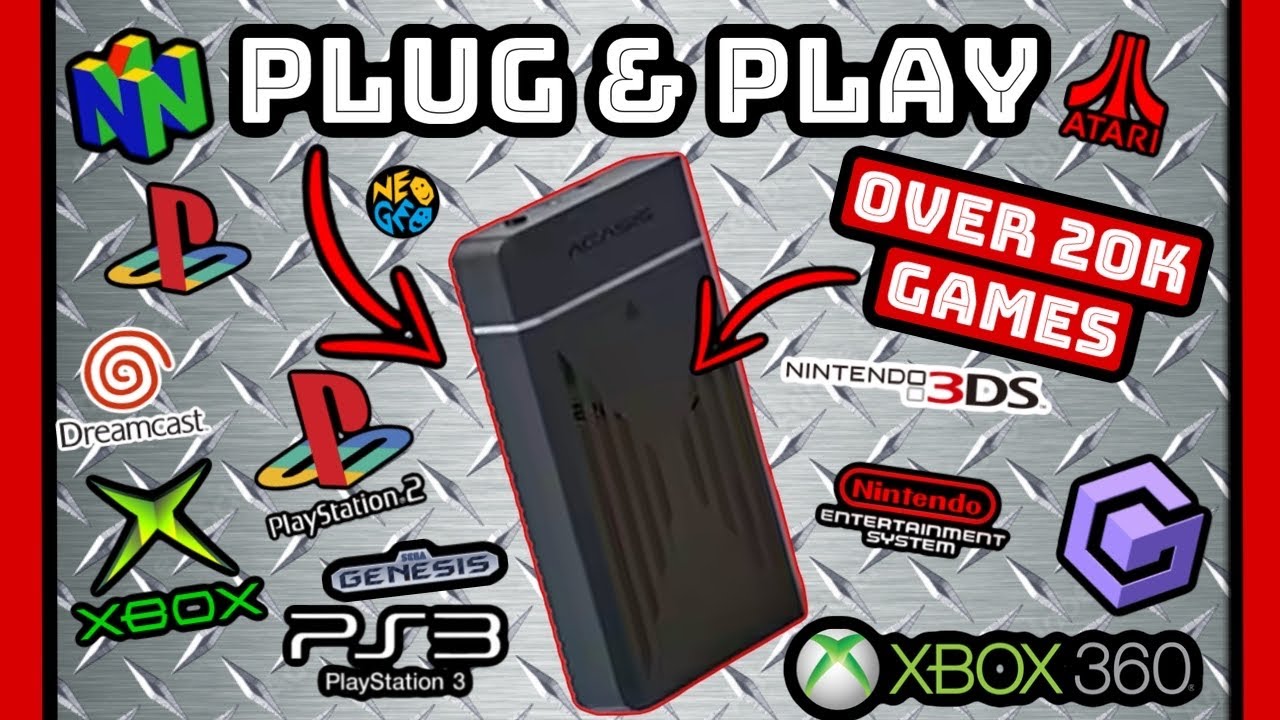 New PeaPrit 3TB Plug & Play Game Drive With Over 20,000 Games Including Xbox 360 & More!