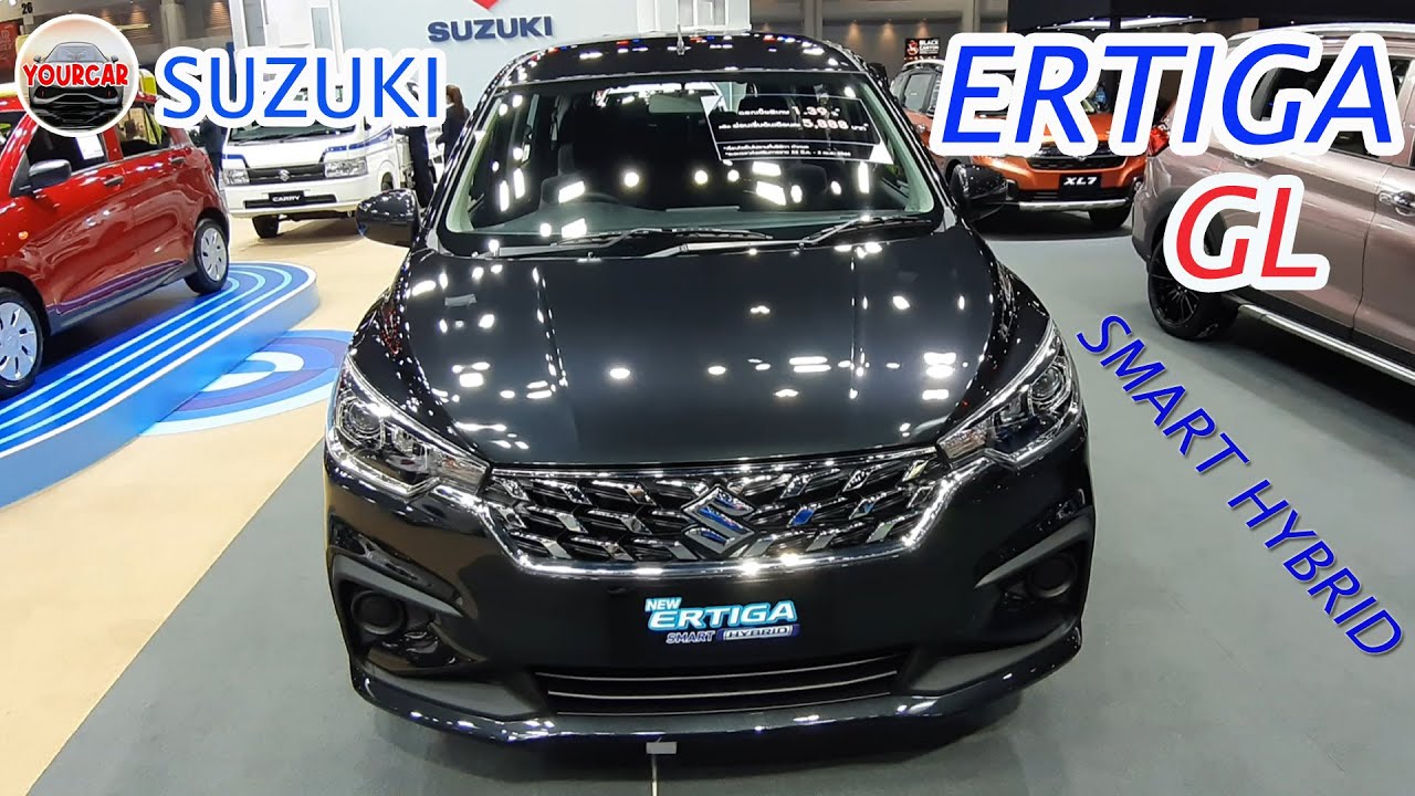2023 New Suzuki Ertiga Smart Hybrid GL | Cool Black Metallic color | Exterior and Interior