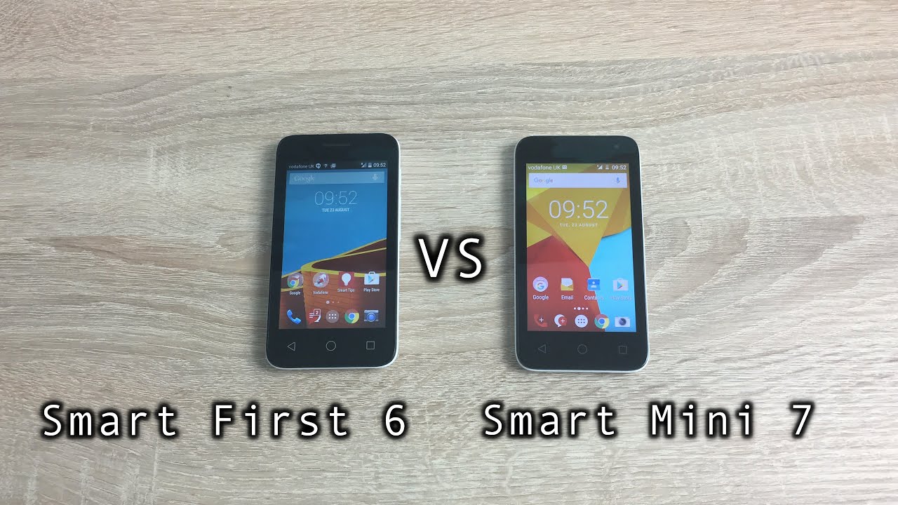 Vodafone Smart Mini 7 vs Vodafone Smart First 6