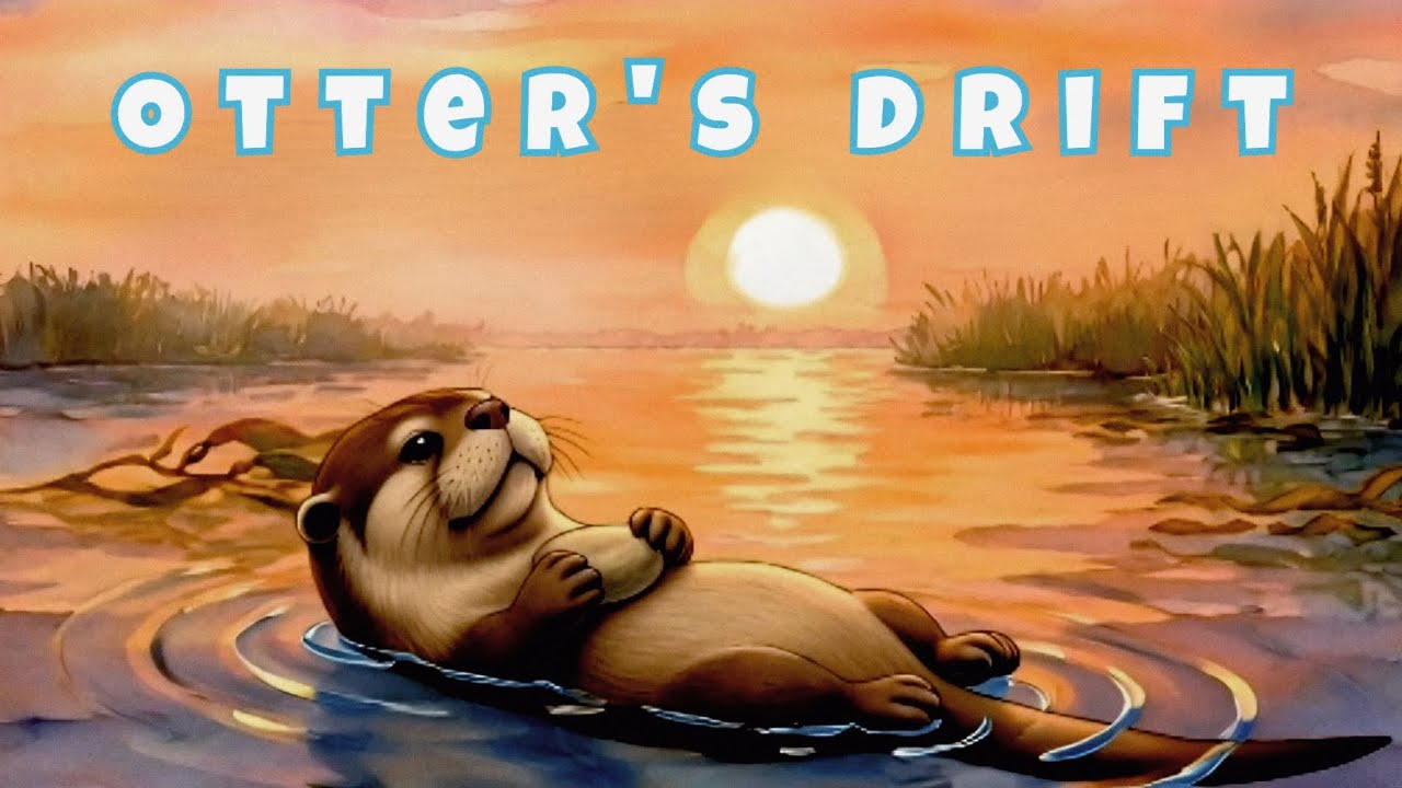Otter's Drift - a quiet time story with lullaby for peaceful dreams