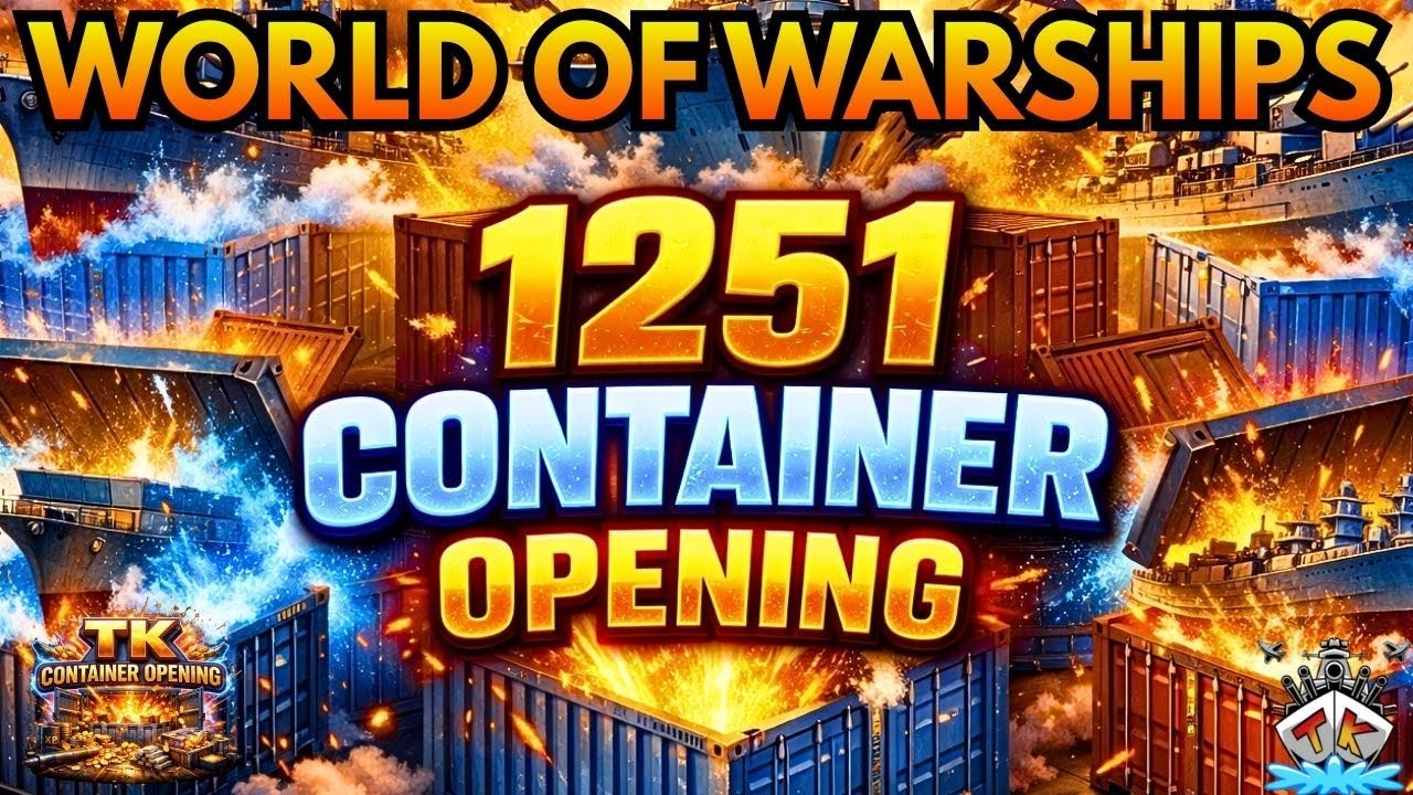 Wir knacken 1251 Container auf! - Schüffe für Guldos?!  🚢 | World of Warships 🚢🔥