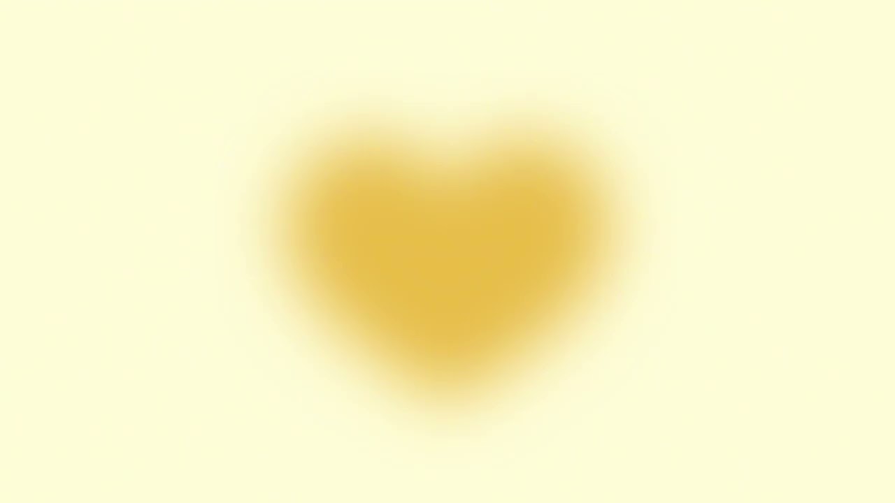 Pastel yellow aura heart wallpaper ♡ soft girly cute light effect aesthetic background loop