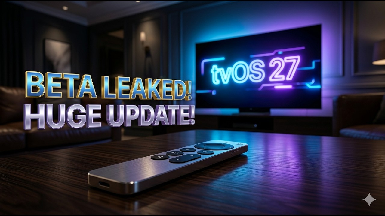 Утечка бета-версии Apple tvOS 27: вы не поверите, что изменилось!