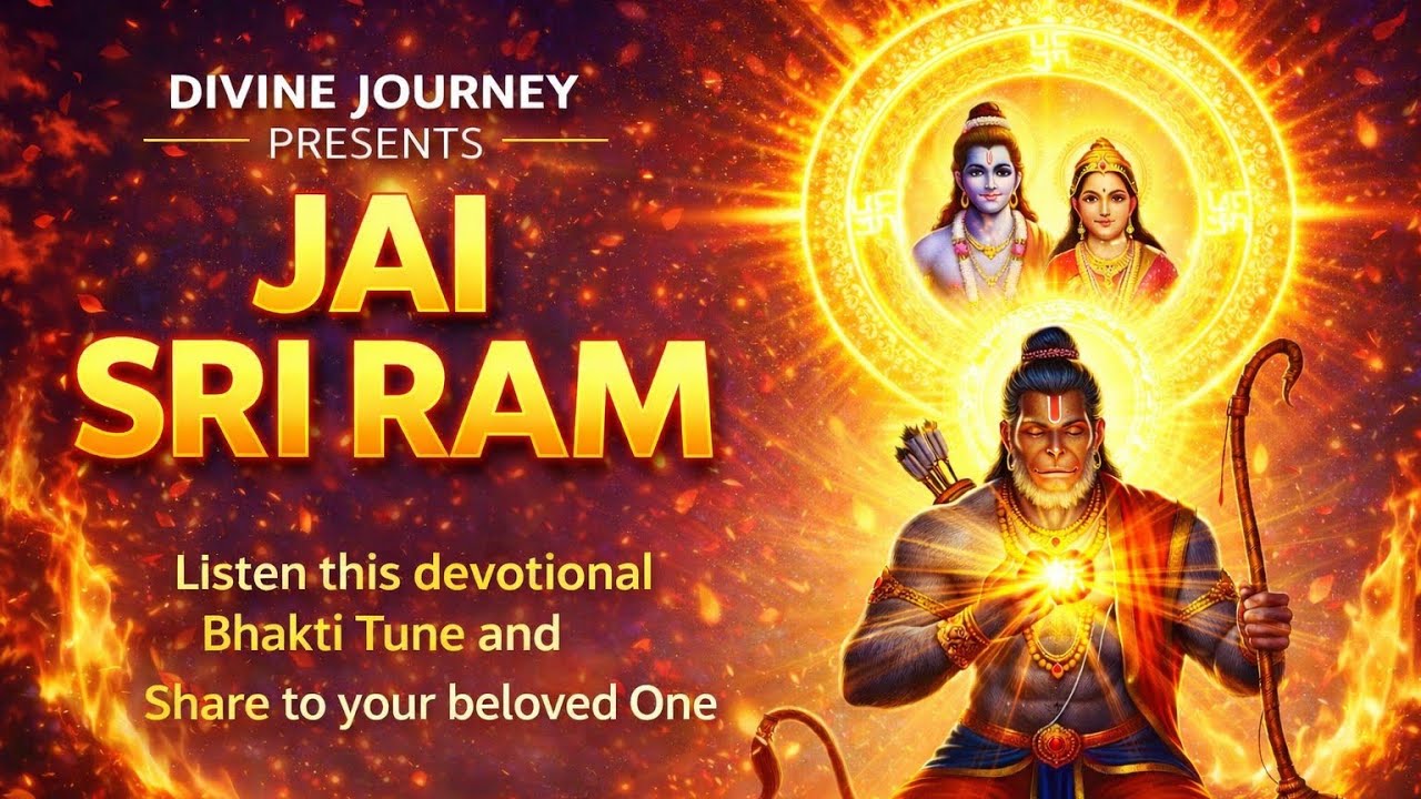 #JaiShriRam devotional video | Hanuman #bhakti music | Ram bhajan for peace, power & protection 