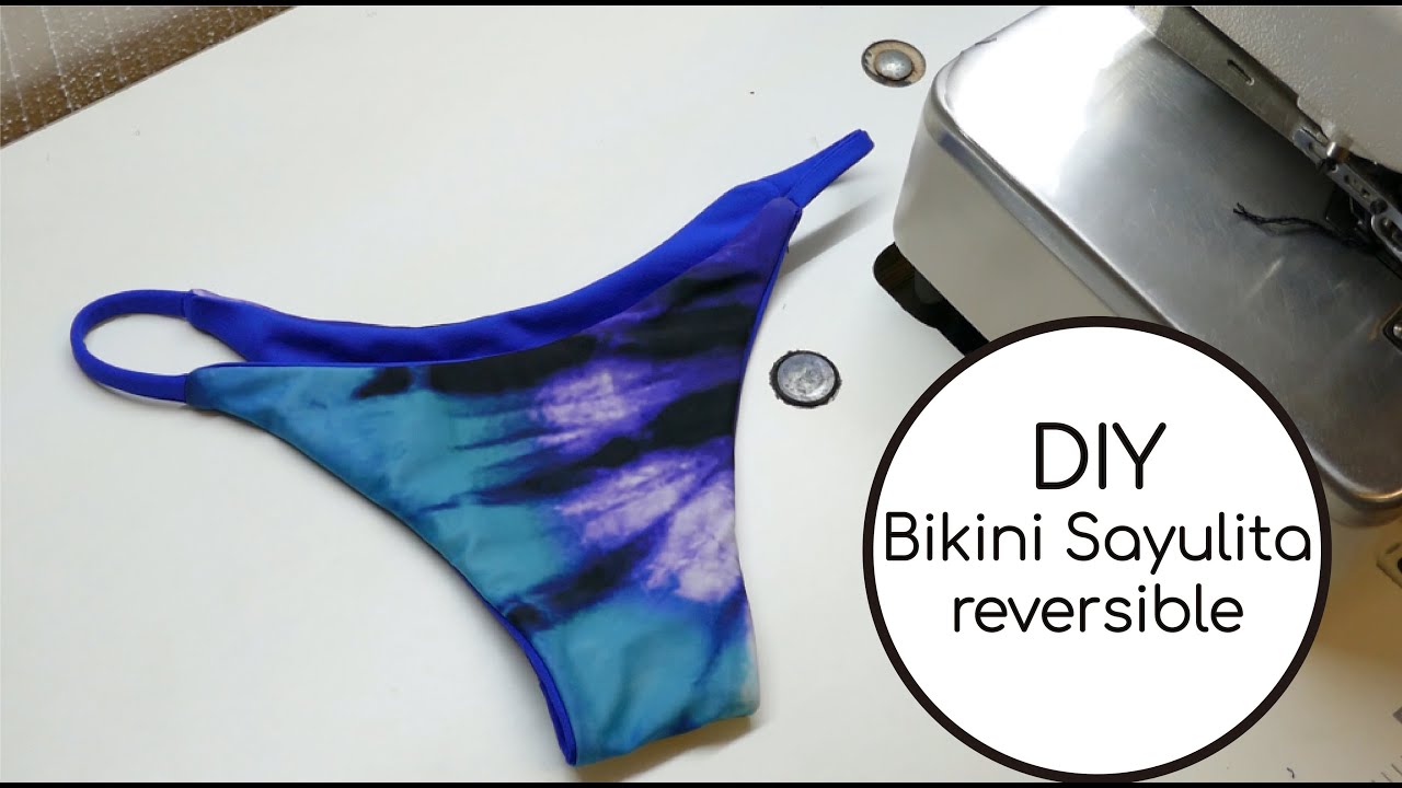 *Bikini Sayulita * Coser un bikini doble vista de tirantes || how to sew a reversible string bikini