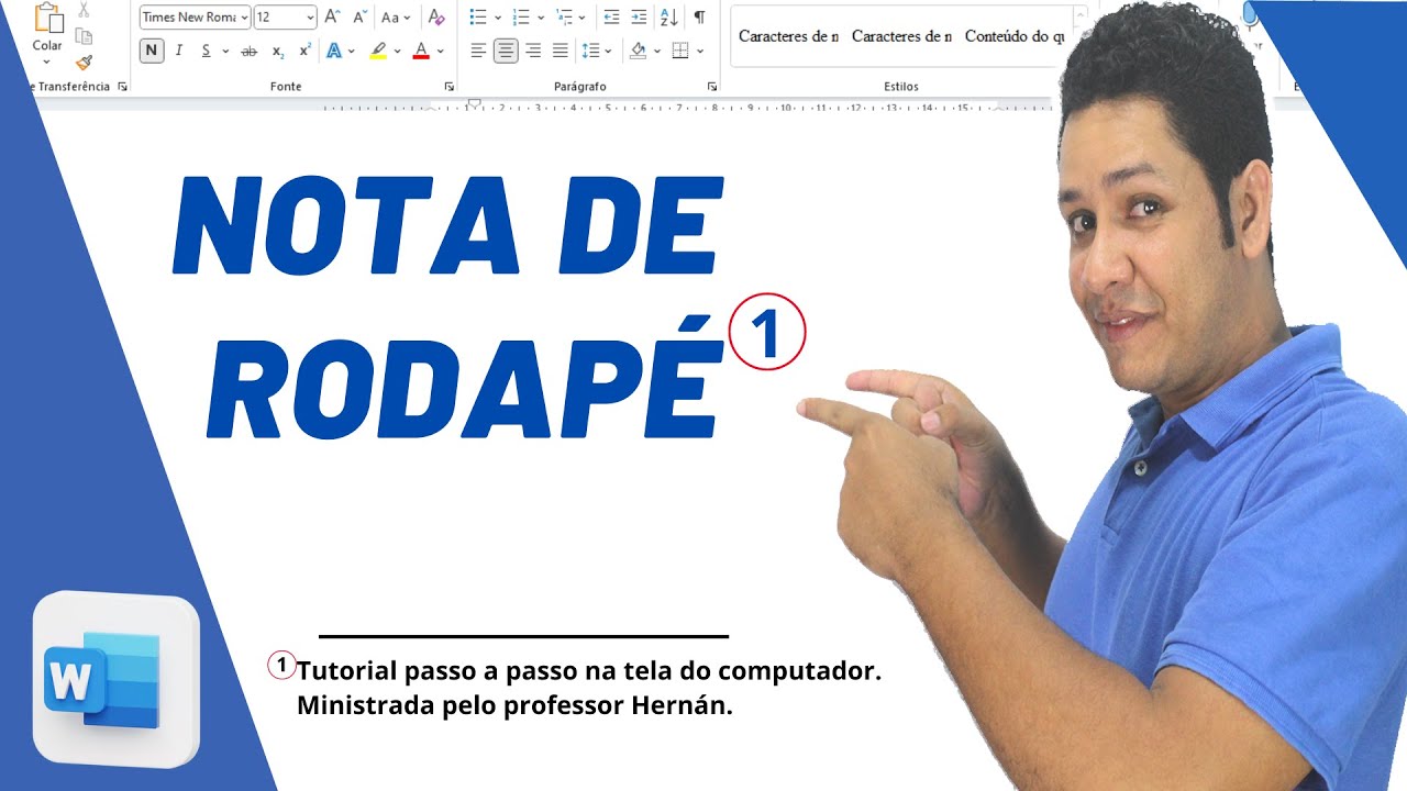 Como Inserir Nota de Rodapé Segundo a Norma ABNT  - Atualizado 2025 (Rodapé no Word)