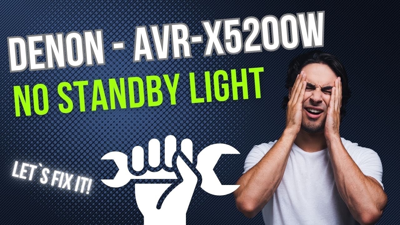 DENON - AVR-X5200W - нет индикатора режима ожидания, давайте это исправим! Пример из практики.
