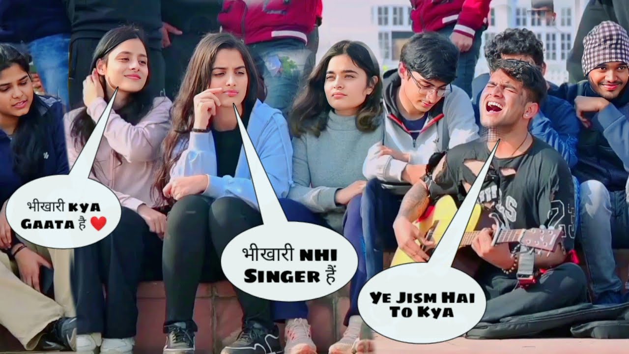 Broken Begger (भिखारी) Singing Reaction Video On Public Place  Sad Songs Mash up By iklakh sainy