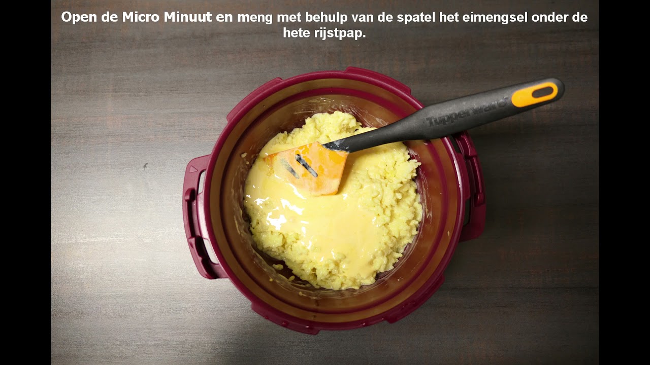 Tupperware Micro Minuut - Rijstpap
