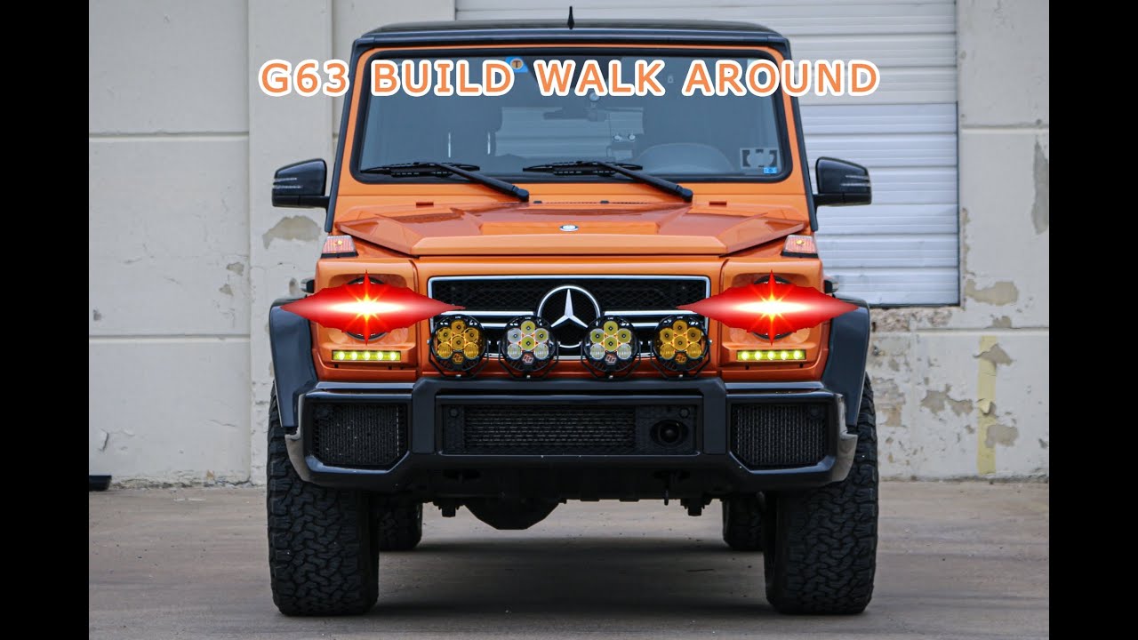 Mercedes G63 AMG 2016 года в комплектации «Sunset Beam»: обзор автомобиля.