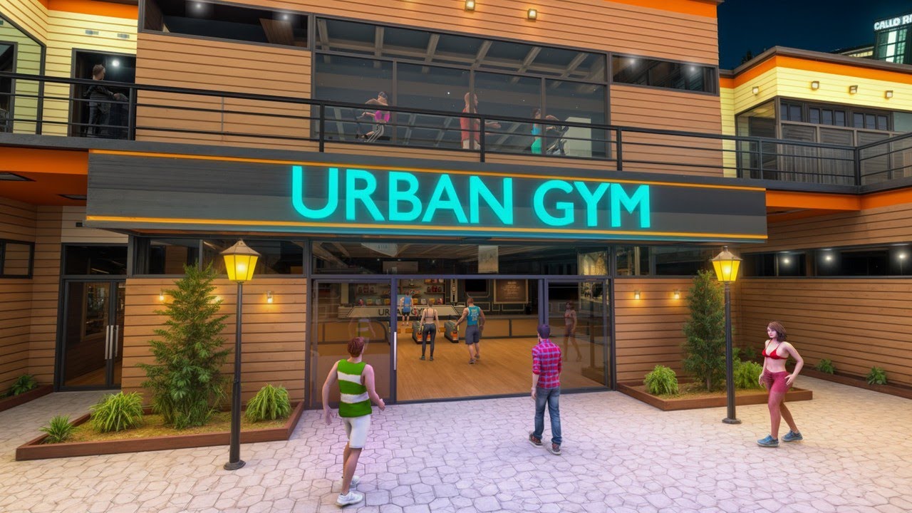 Gym simulator 3D - Gym Games - Android Gameplay