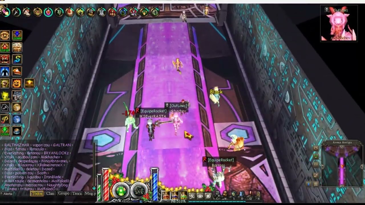 Amaterasu Arquimago das Sombras no PvP em Arma: EquipeRocket vs OutLaws (End of 2025)
