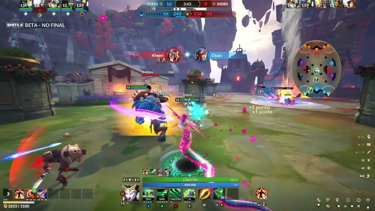 Smite 2 - Partida de Arena con Medusa