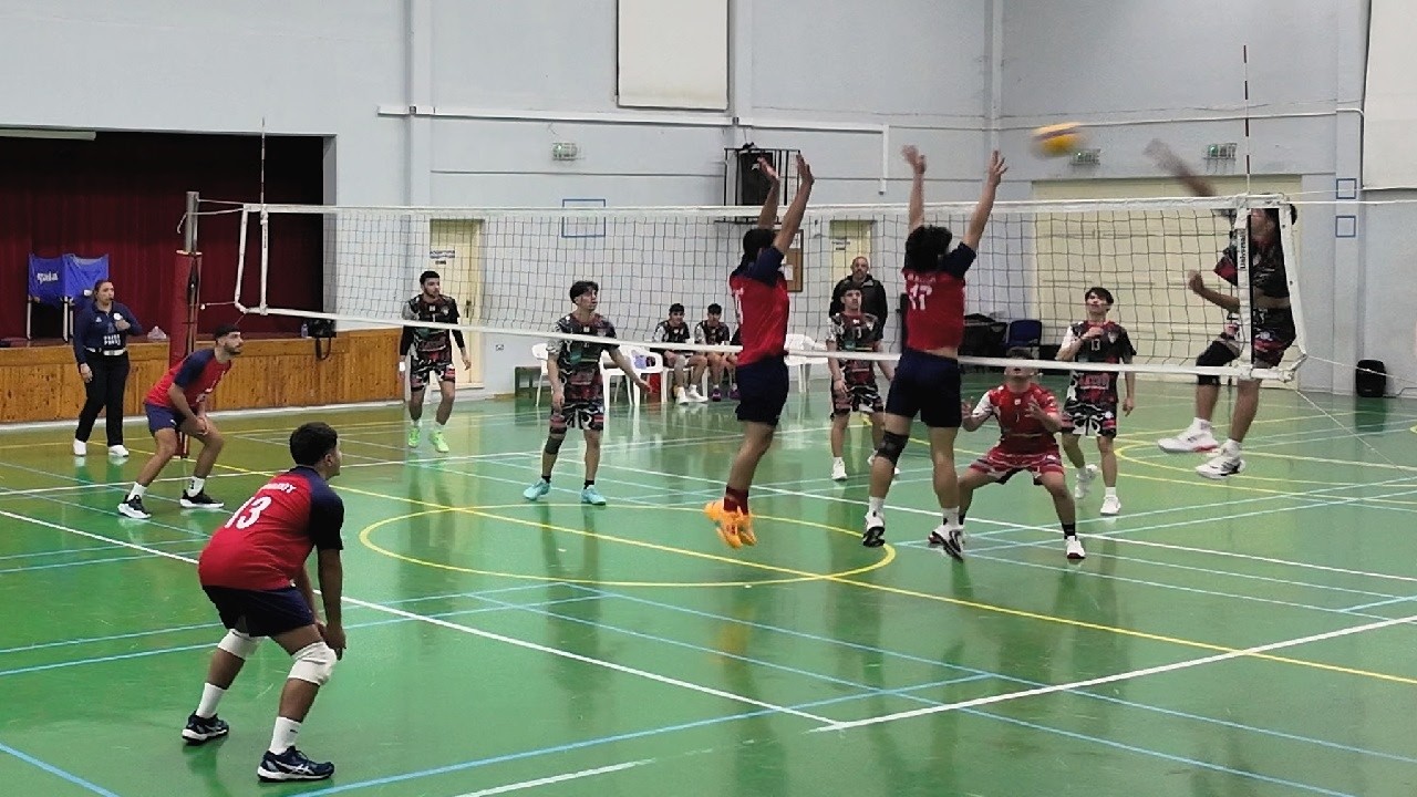 Cyprus Volleyball League (Men) . AO Dionysos - Olympias Frenarou.