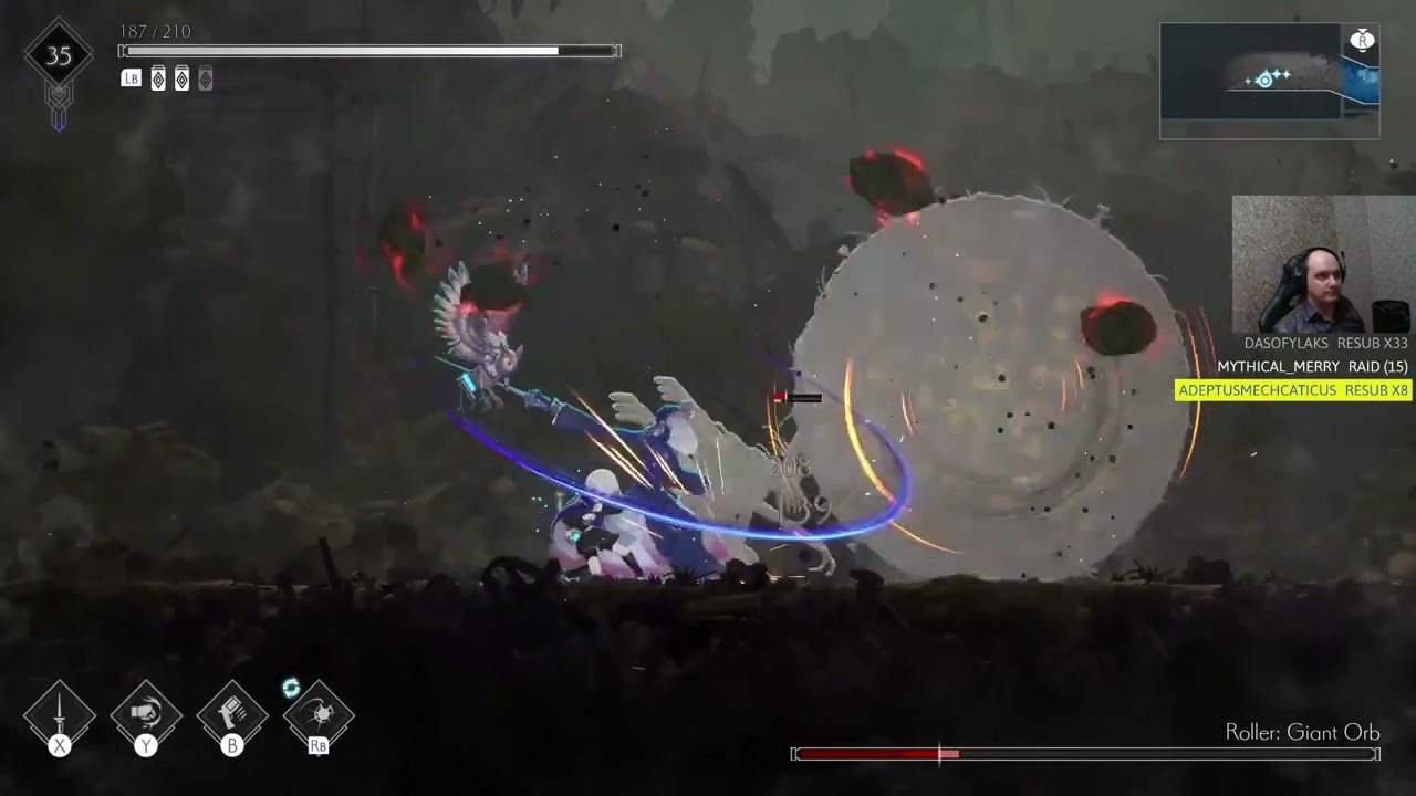 [ENDER MAGNOLIA] Roller Giant Orb boss fight on Hard difficulty