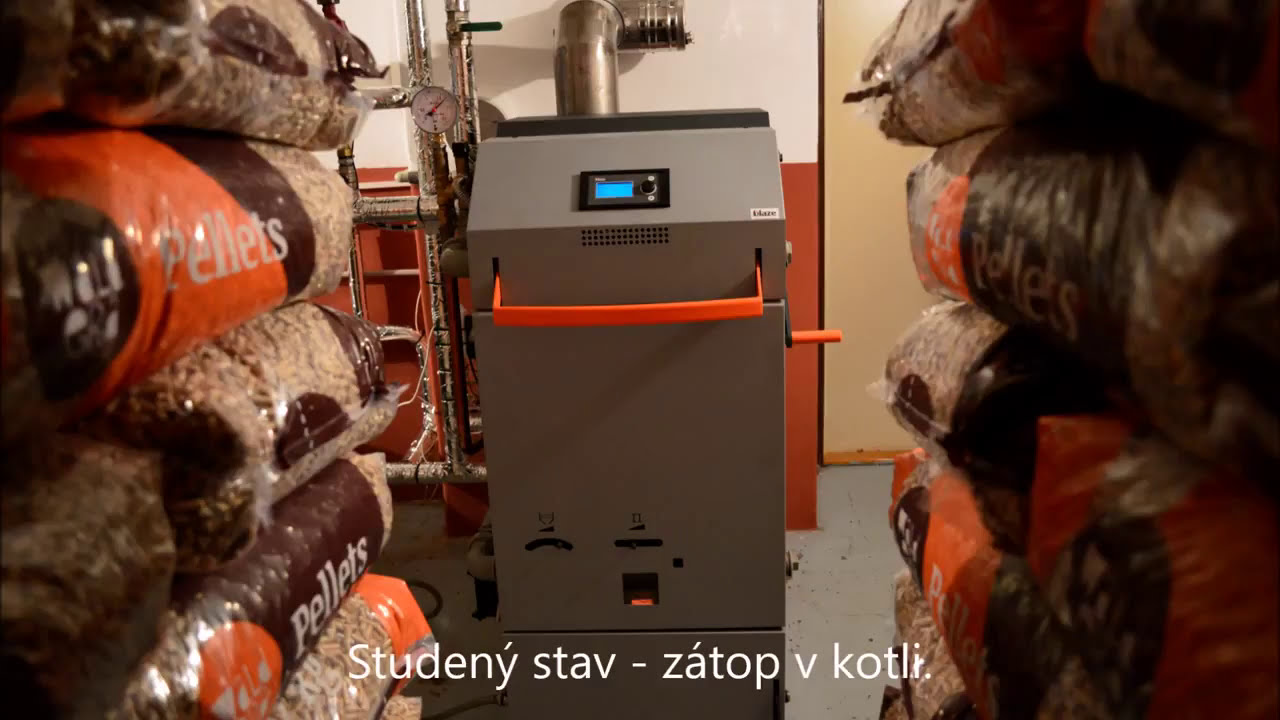 Zplyňovací kotel na dřevo -  studený zátop