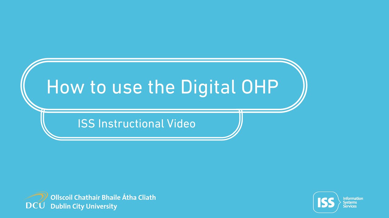 Digital Overhead Projector - DOHP Functions
