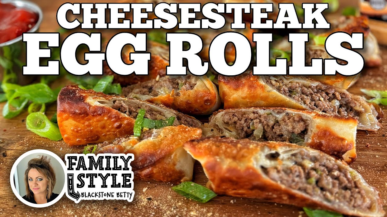 Cheesesteak Egg Rolls | Blackstone Griddles