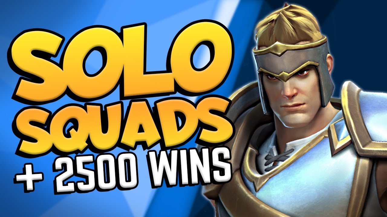 Warrior Solo vs Squads [No Sword] + 2500 WINS in Realm Royale!!