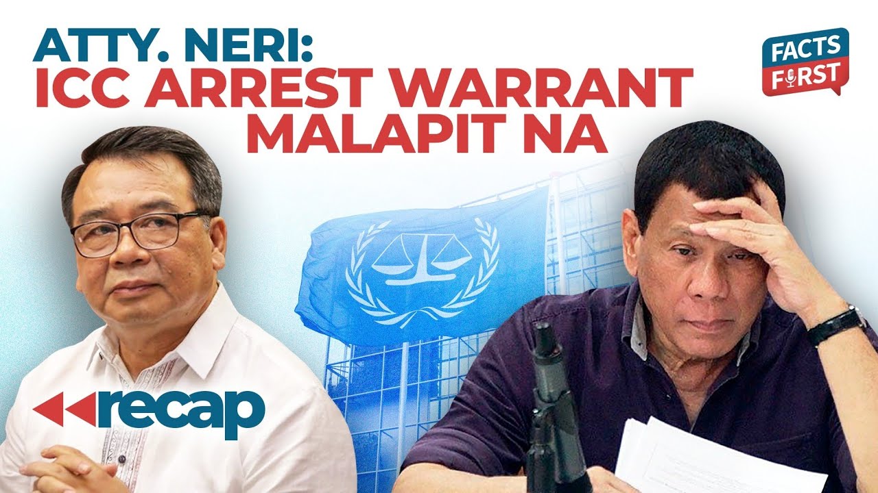 Colmenares: ICC arrest warrant, malapit na