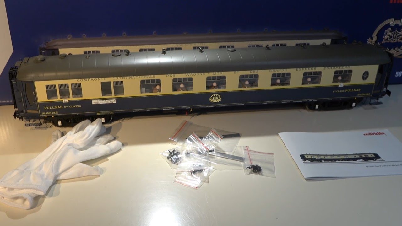 Märklin Gauge 1 Spur 1 Etoile du Nord type Pullman car with kitchen for the Edelweis Pullman Express