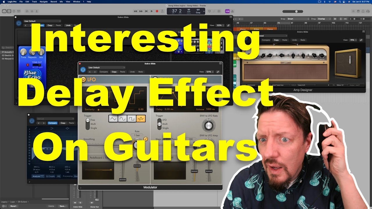 Interesting Modulated Delay Effect | Guitars in Logic Pro