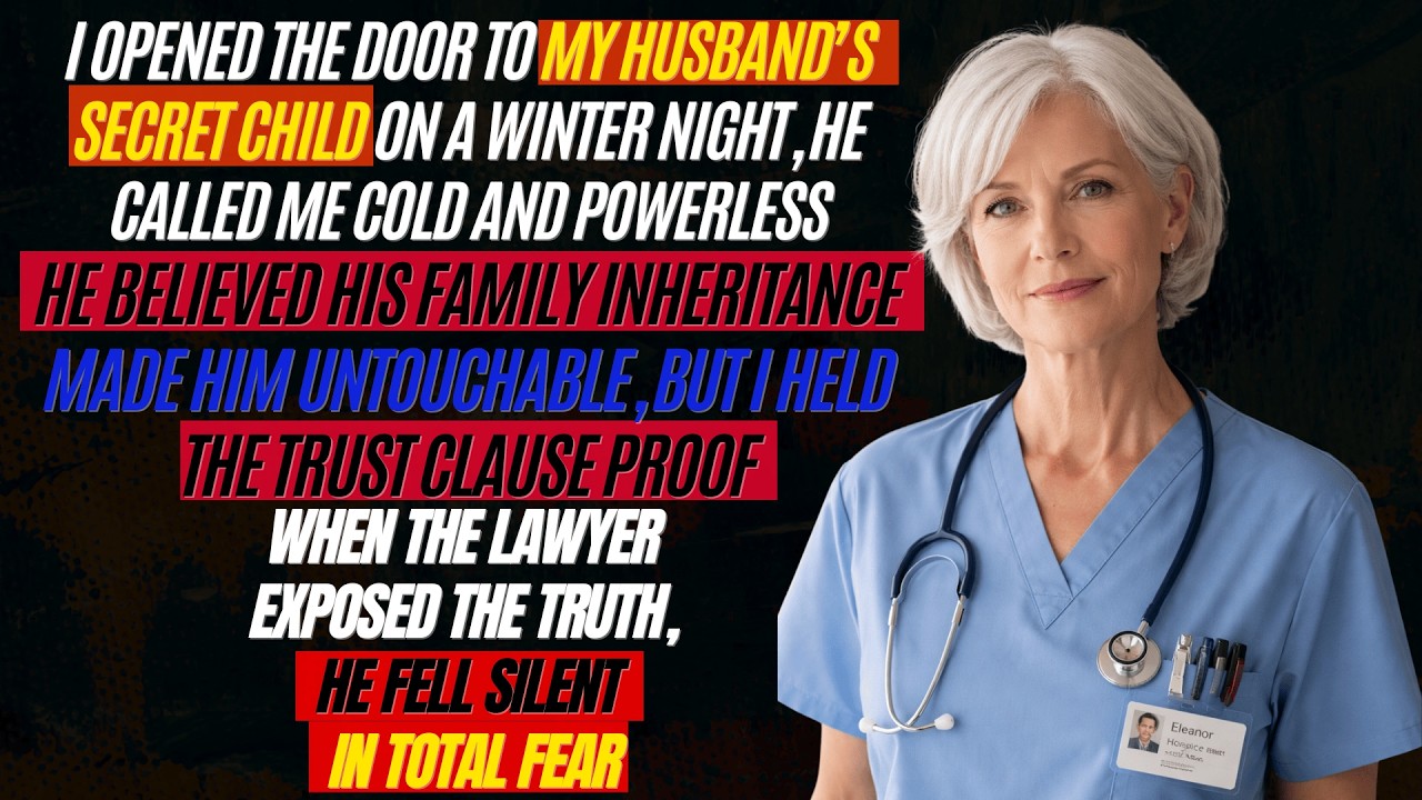 I Opened The Door To My Husband’s Secret Child, He Said I Meant Nothing, I Used The Trust Clause