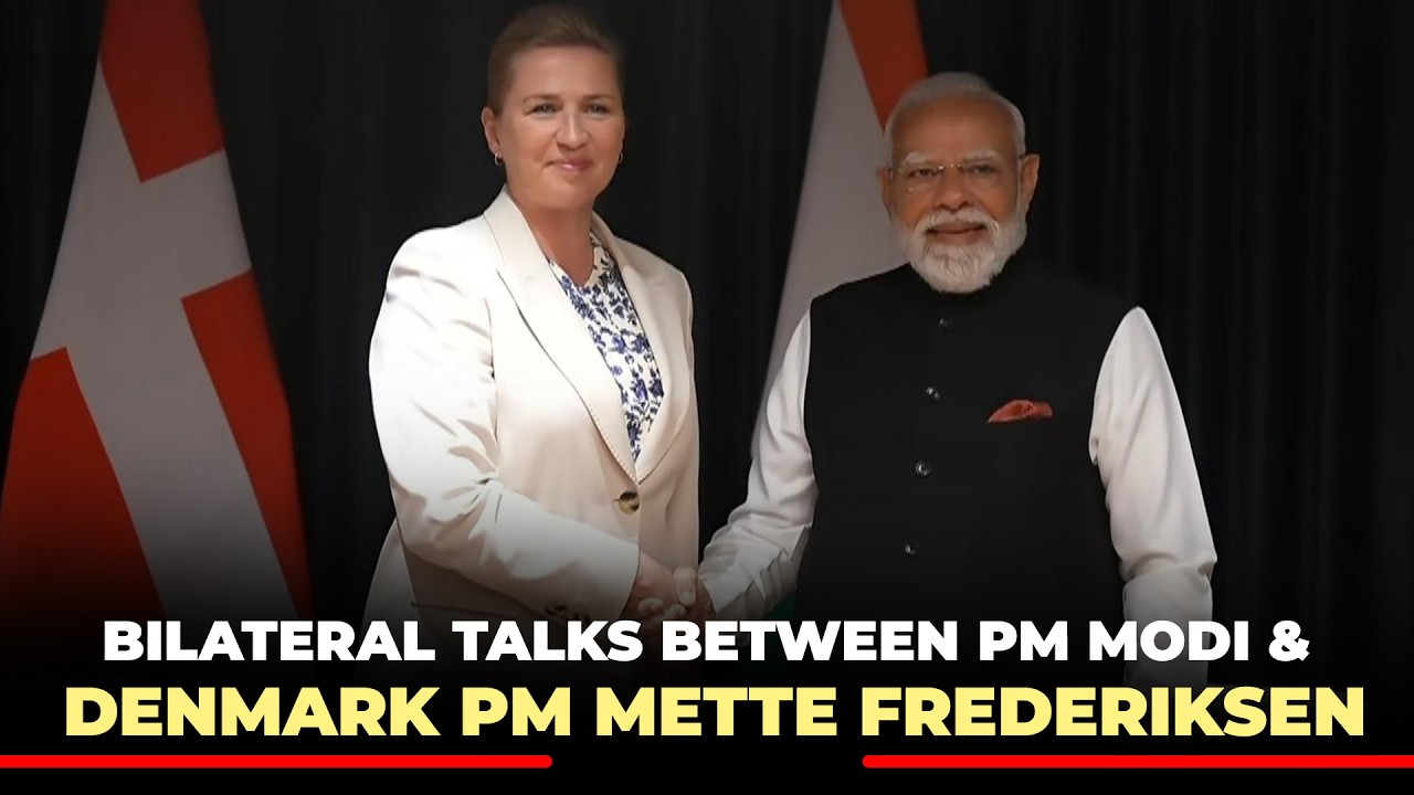 LIVE: PM Modi meets Denmark PM Mette Frederiksen, holds bilateral meeting | India | Norway