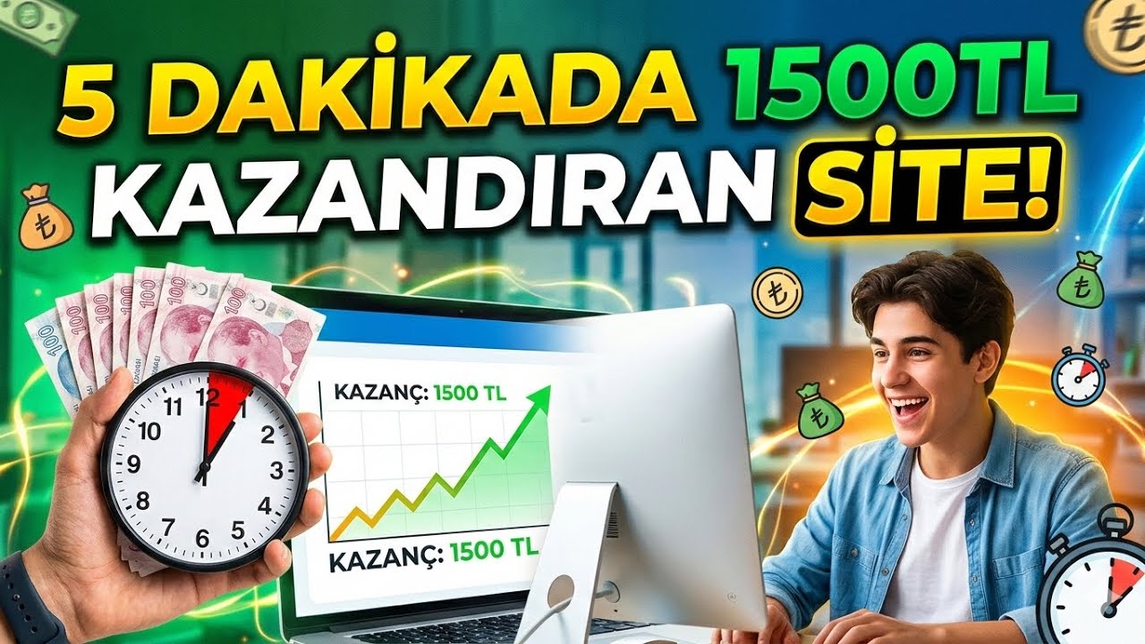 BU SİTE GÜZEL KAZANDIRIYOR! - İNTERNETTEN PARA KAZANMA