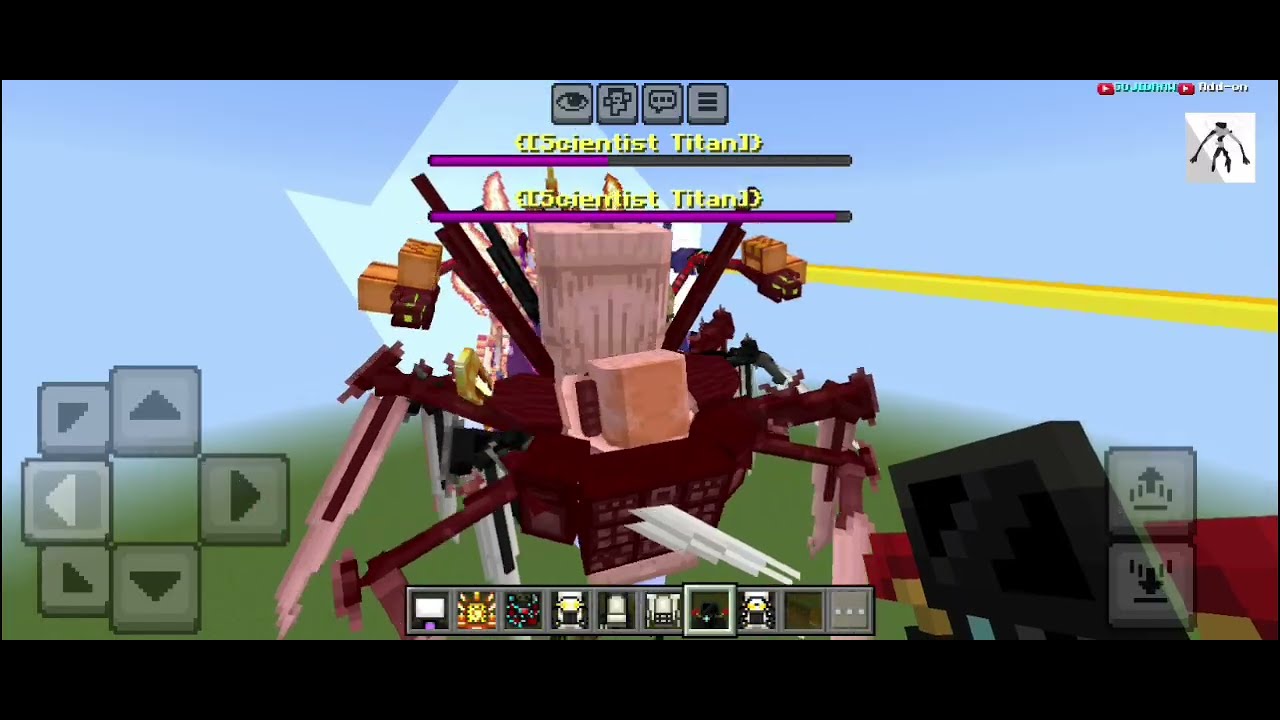 Probando mods de skibidi toilet en Minecraft 