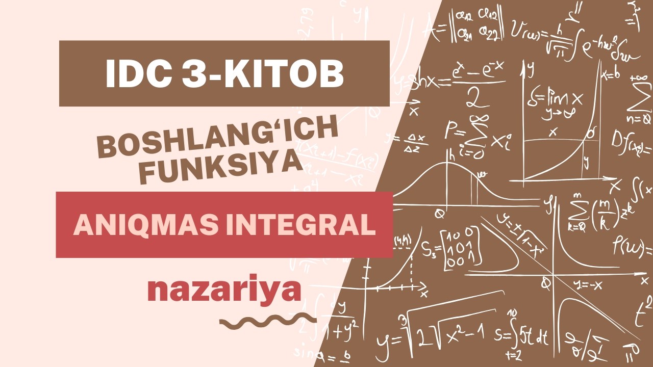 21. Boshlang`ich funksiya (nazariya)