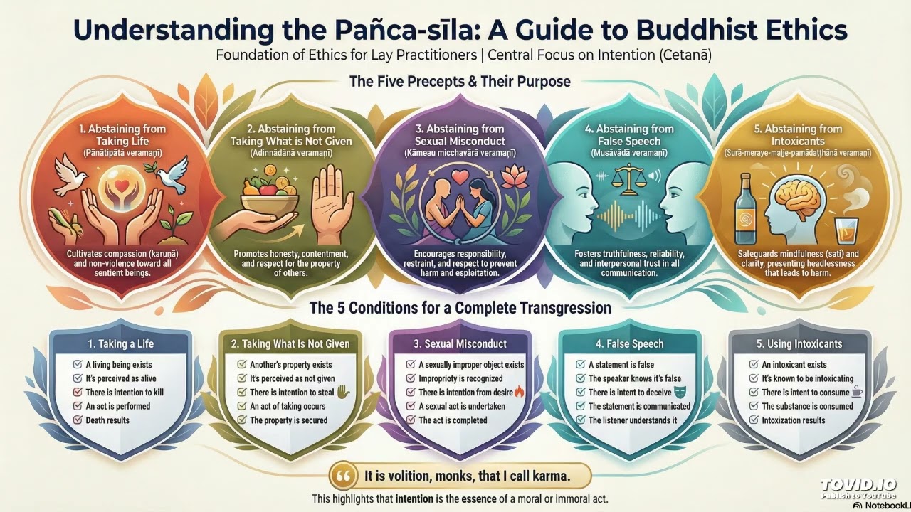 The Pañca-sīla and the Conditions for Moral Transgression in Theravāda Buddhism