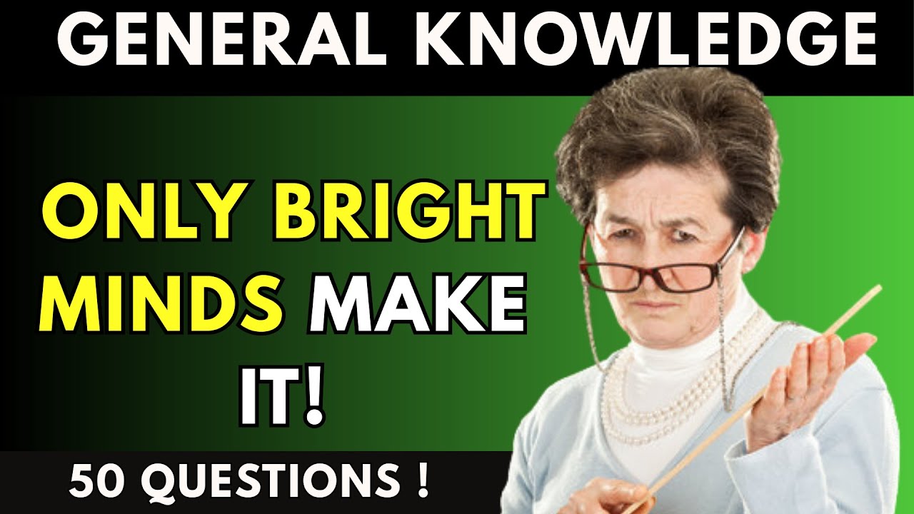 🧠 50 Questions – 💡Only the Sharpest Minds Can Pass This Test!#quiz #trivia #quiz