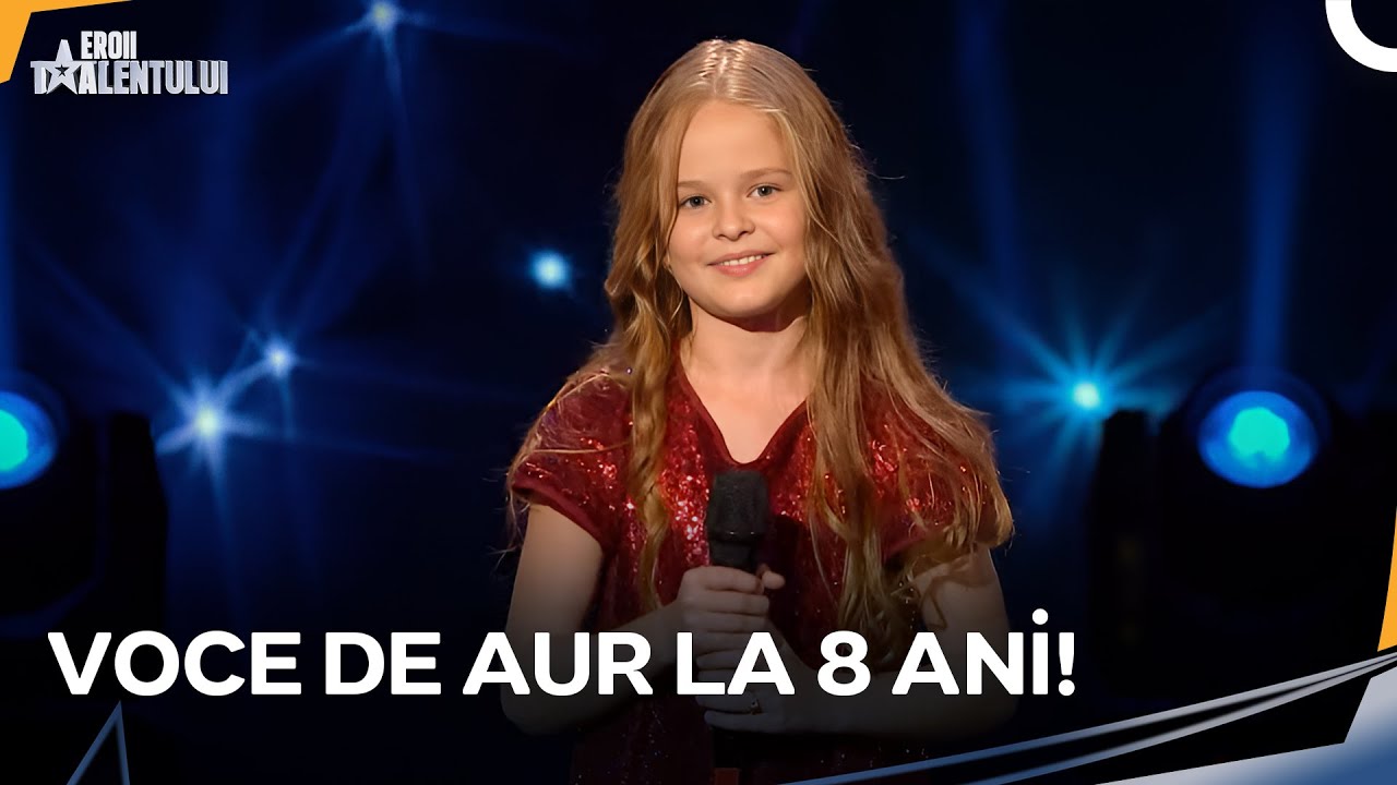 Vocea Mădălinei Manole La 8 Ani! | Românii au Talent