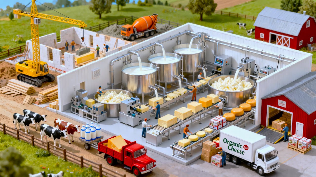 Miniature Construction: Building a Cheese Factory for the Farm 🧀🏭
