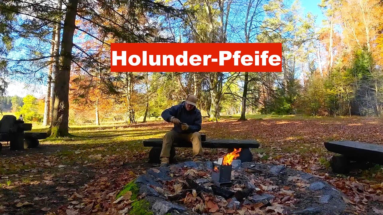 Holunder-Pfeife schnitzen: klappt's wirklich?