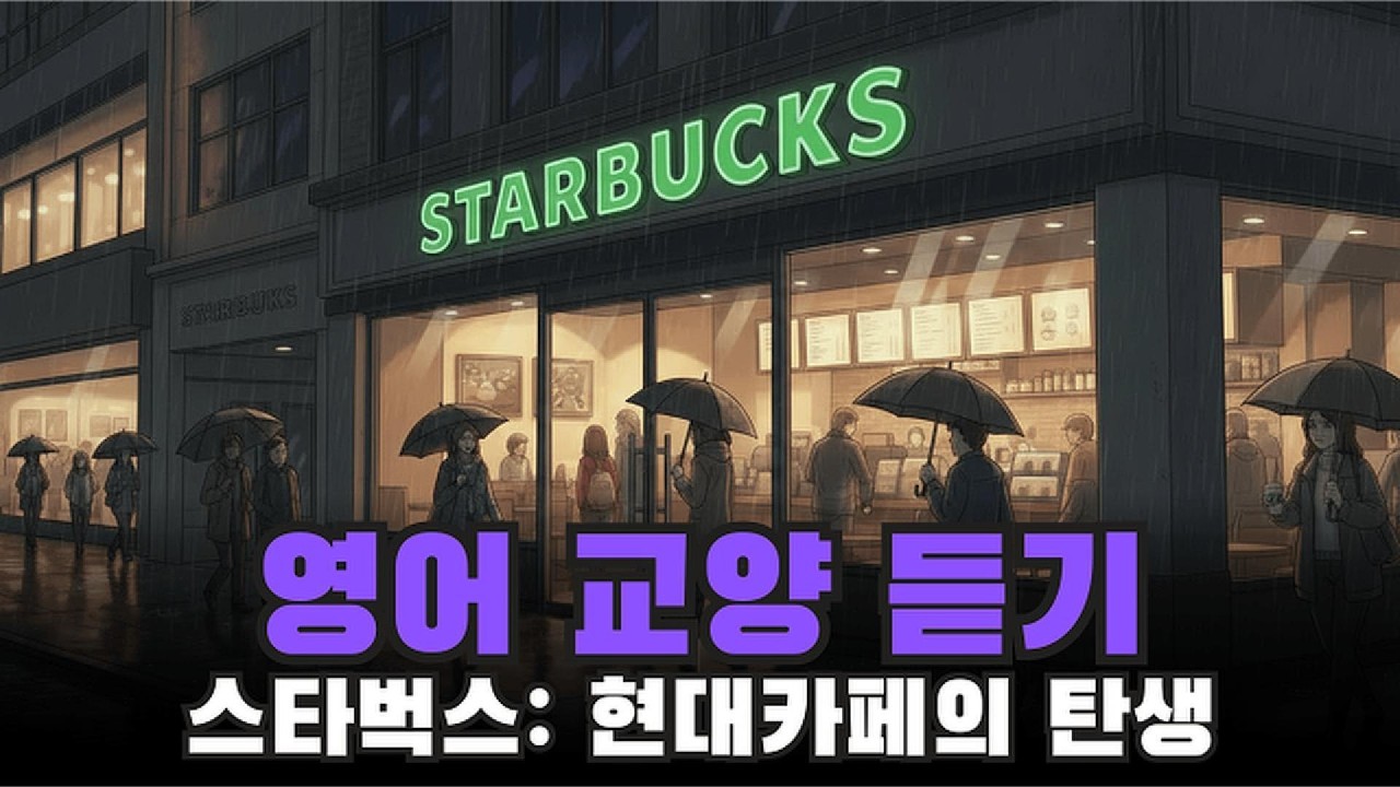 영어 듣기 연습 | 중급자를 위한 영어 교양: 스타벅스, 현대카페의 탄생