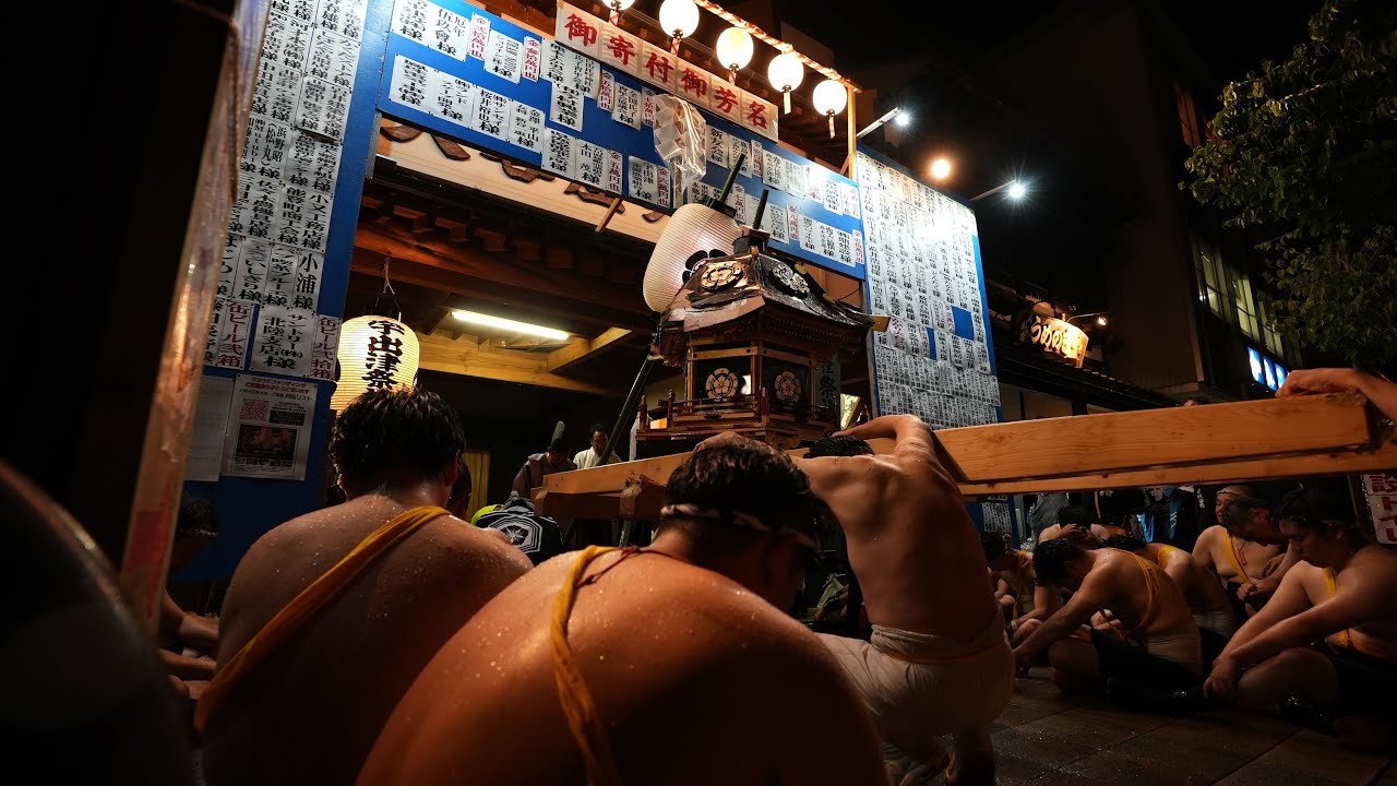 あばれ祭り(二日目, 白山方神輿) 2024/07/06 (土), 石川県鳳珠郡能登町宇出津