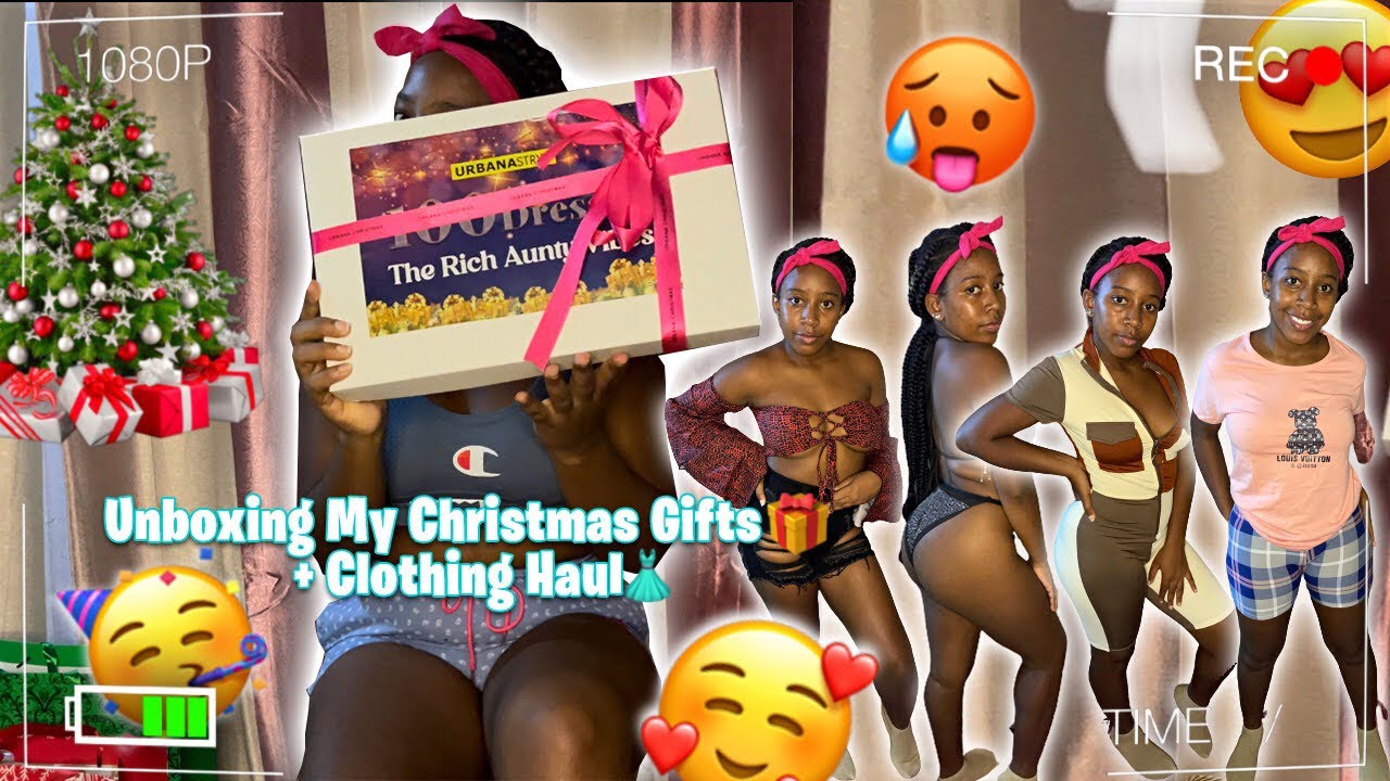 Unboxing My Christmas Gifts🎁 + Clothing Try On Haul ft @knowfashionstyle👗🔥