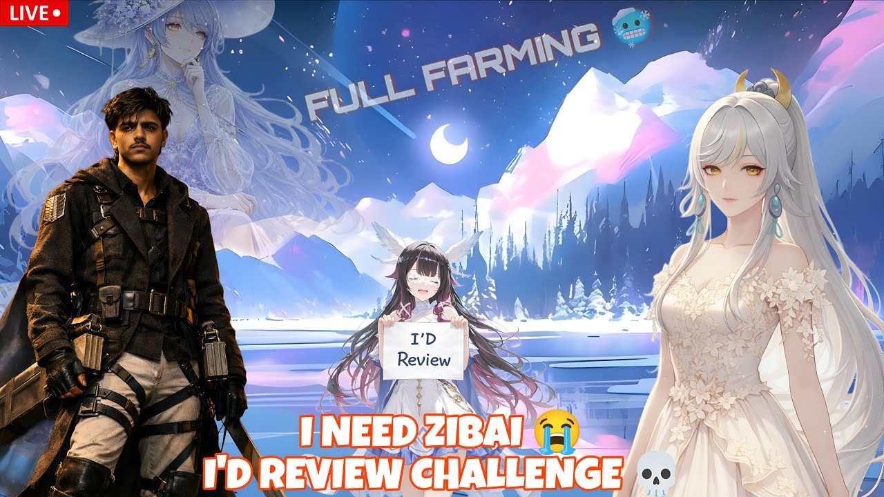 FULL NIGHT FARMING LIVE 🌙 | ID REVIEW CHALLENGE 😭 | CRAZY PULLS & GRIND