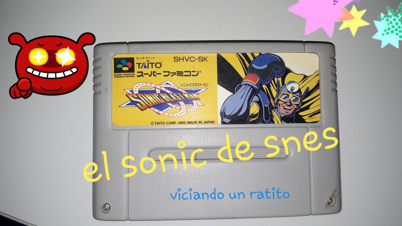sonic blast man (un ratito de vicio)