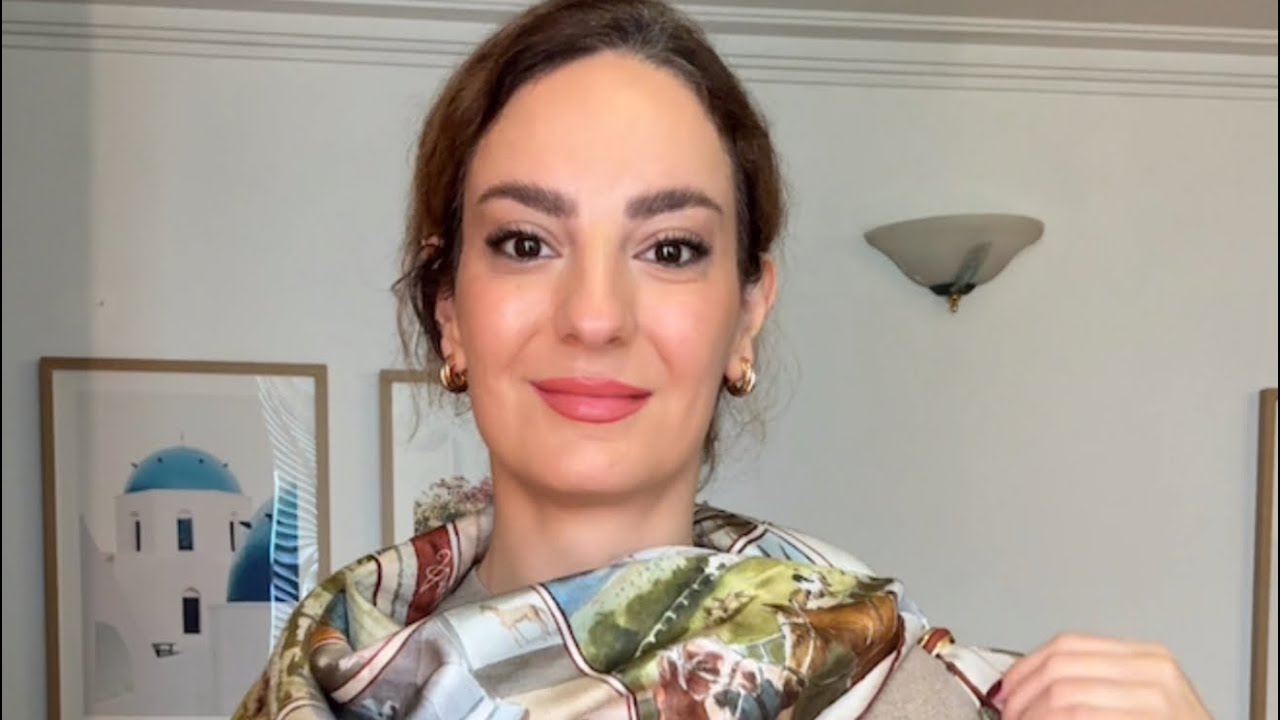 7 Elegant Ways to Style Silk Scarves | Loro Piana Scarf Ring Fall Winter Styling