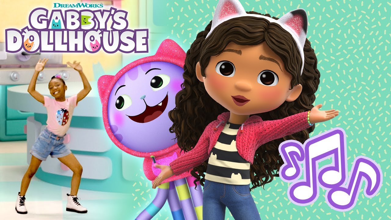 It's a Freeze Dance Party! 🪩🥳 Gabby's Dance-Along Game for Kids | GABBY'S DOLLHOUSE