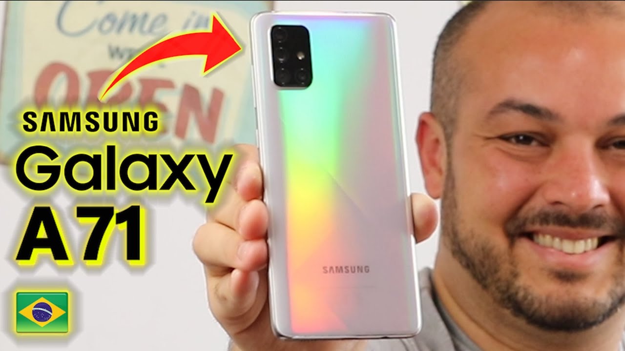 SAMSUNG GALAXY A71 - Unboxing e Review PT-BR Brasil