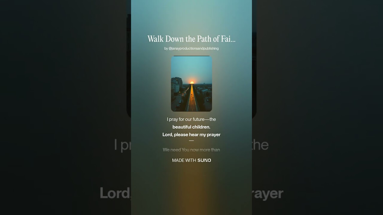 Walk Down the Pathway of Faith