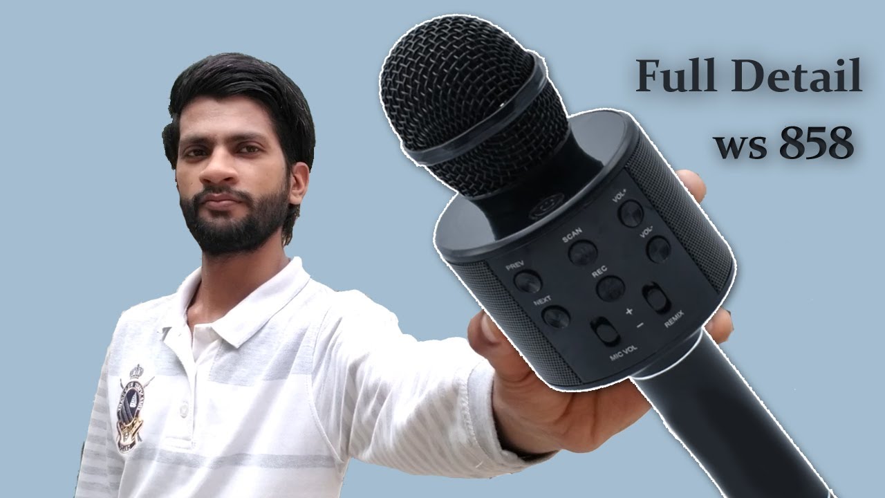 How to use wireless Microphone with speaker [ws 858] - Unboxing & Review || from buy Daraz.pk
